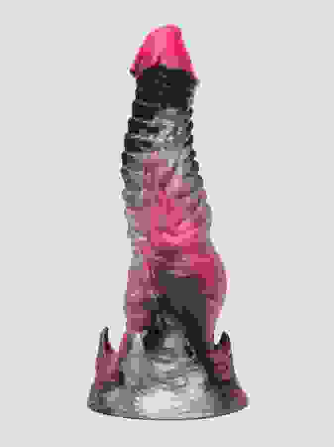 Creature Cocks Hades Dragon Silicone Dildo, Red, hi-res